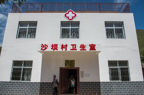 這是魯甸縣龍頭山鎮沙壩村新建成的衛生室（8月1日攝）。新華社記者 胡超 攝